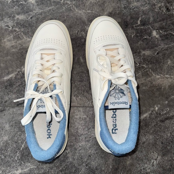 Reebok Blue Club C 85 Vintage Tennis Shows Size 8.5 - Picture 2 of 8